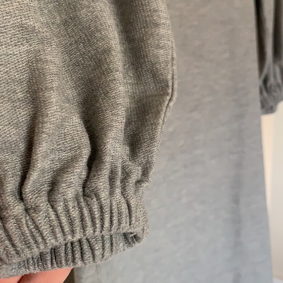 Grey big sheave dress - Picture 2 of 3